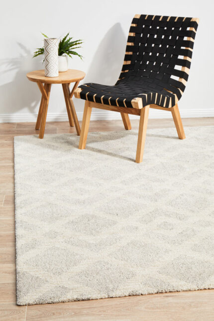 Pebble Ivory ALPINE Area Rug Contemporary
