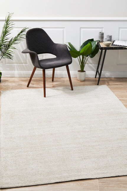 Ivory ALLURE Area Rug Contemporary, Scandi