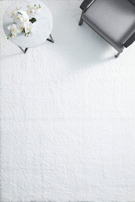 White ANGEL Area Modern Rug