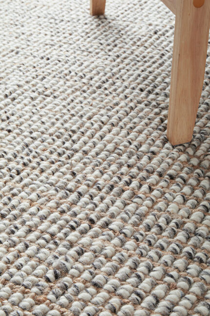 Modern Grey Haven Wool & Jute Blend
