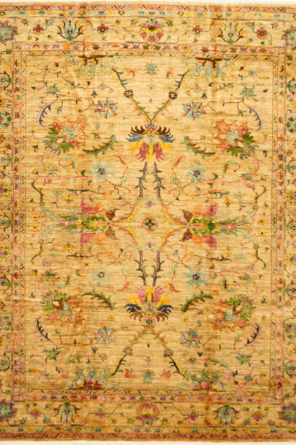 Cream Afghan Area Rug Aryana Wool 244X305 cm (Sold)