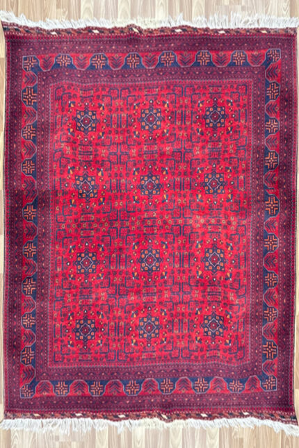 Khal Mohammadi Handmade Rug Belgium wool Red 200X158