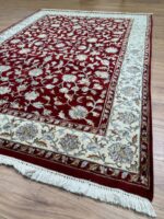 Garden Handemade Rug Super Fine Wool Red & Beige 240X170