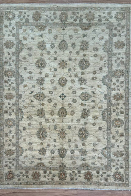 Garden Handmade Rug Wool Cream Multi 237X174