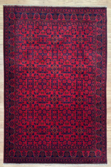 Khal Mohammadi Handmade Rug Wool Red 244X177