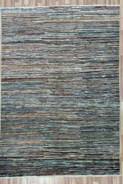 Striped Handmade Rug Wool Multi 239X166