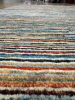 Striped Handmade Rug Wool Multi 239X166