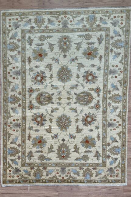 Vegetable Handmade Rug Wool Cream Multi 237X182