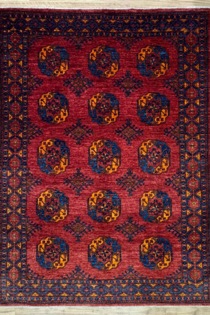 Aryana Handmade Rug Fine Wool Red & Yellow & Blue 299X199