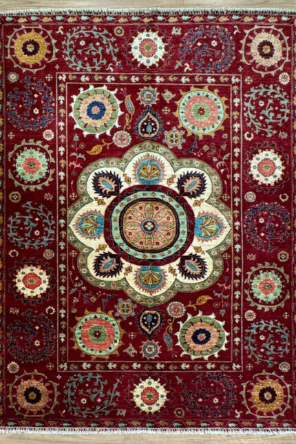 Aryana Handmade Rug Wool Red Multi 294X202