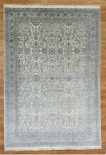 Garden Handmade Rug Silk & Wool Beige 301X193