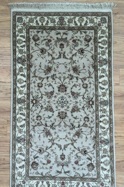 Garden Handmade Rug Wool Cream & Beige 210X175
