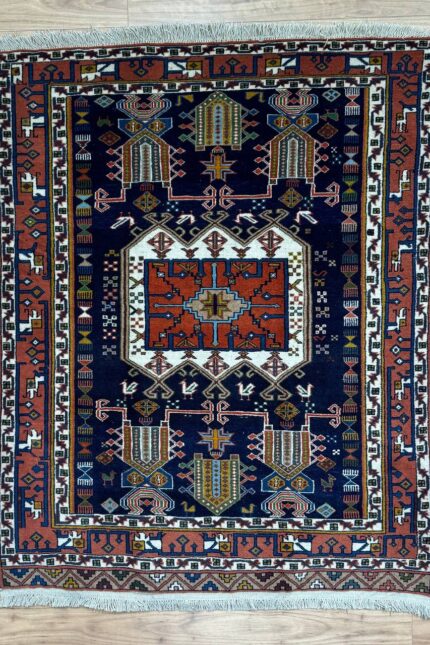 Gochan Handmade Rug Wool Multi Color 174X134