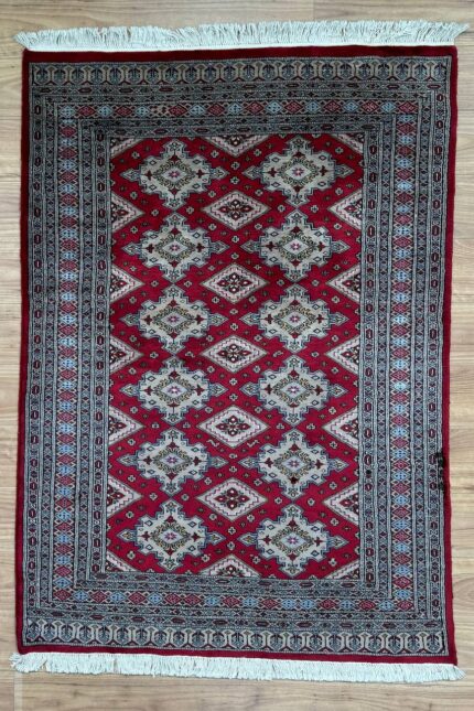 Jaldar Handmade Rug NZ Fine Wool Red Multi 180X124.