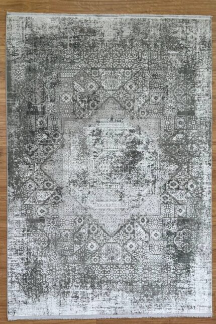 Modern Machine made Rug B-Silk Gray 230X160