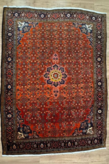 Persian Handmade Rug Fine Wool Coral Multi 300X200