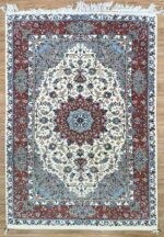 Persian Kashmar Handmade Rug Silk & Wool Multi Color 296X193