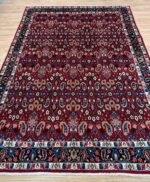 Persian Village Handmade Rug Wool Red & Blue Multi 290X195