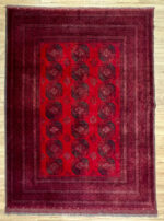 Qunduzi Handmade Rug Super Fine Wool Red 300X200