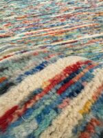 Striped Handmade Rug Wool Multi Color 285X201