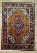 Tabriz Handmade Rug Wool Orange & Cream & Red 305X200