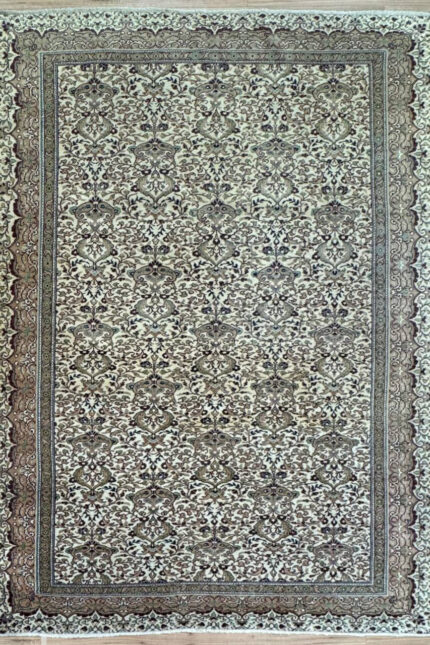 Turkey Handmade Rug Wool Beige & Cream 281X192