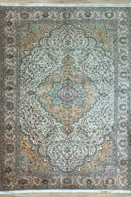 Turkey Handmade Rug Wool Coral & Natural Color 297X194