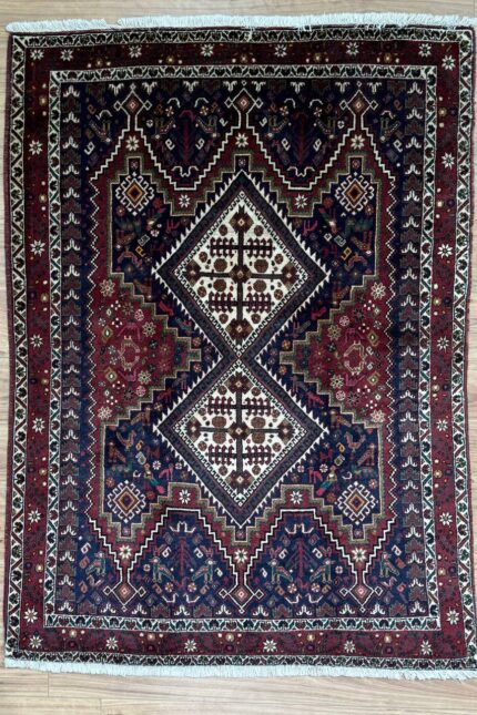 Village Handmade Rug Wool Multi Color 180X130