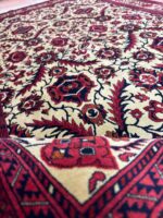 Khal Mohammadi Handmade Rug Belgium Wool Red & Yellow 296X196