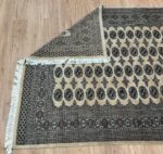 Princess Bokhara Handmade Rug Wool Black & Beige 276X187