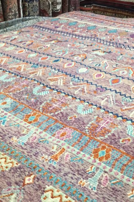 Afghan Modern Handmade Rug Wool Multi Colour 415X310
