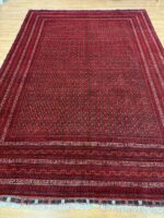 Afghan Morigul Handmade Rug Super Fine Wool Red Multi 350X250