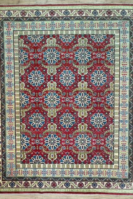 Afghan Vegetable Dye Wool Multi Colour 292X247
