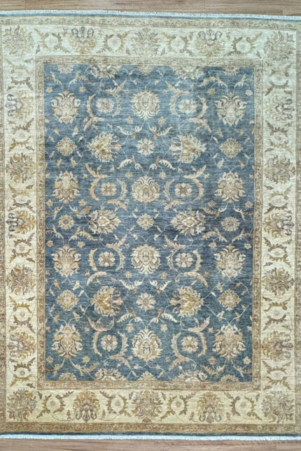 Aryana Handmade Rug Fine Wool Beige & Blue 298X241