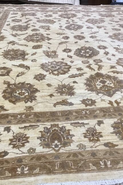 Choobi Handmade Rug Wool Cream & Beige 360X290
