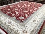 Garden India Handmade Rug Silk & Wool Beige & Red 400X300