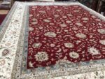 Garden India Handmade Rug Silk & Wool Beige & Red 400X300