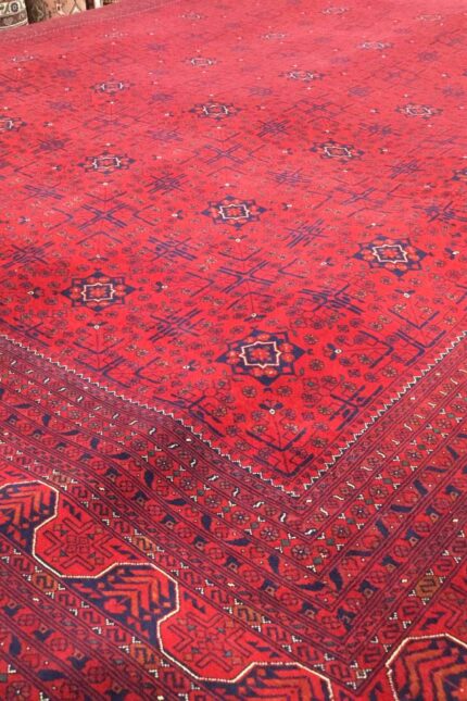 Khal Mohammadi Handmade Rug Belgium Wool Red 400X300