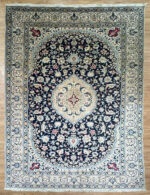 Persian Nain Handmade Rug Silk & Wool Multi Colour 350X245