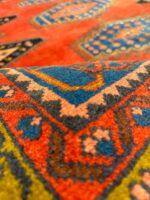 Persian Weice Handmade Rug Wool Red & Blue 370X257