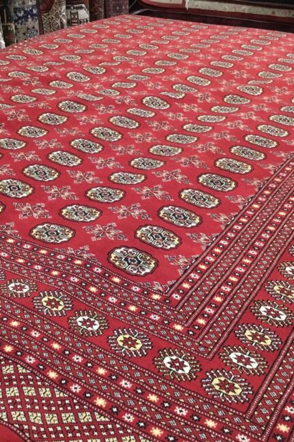 Princess Bokhara Handmade Rug NZ Wool Red 418X318