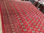 Princess Bokhara Handmade Rug NZ Wool Red 418X318