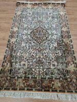 Kashmir Garden Handmade Rug Silk Coral & Green 160X90