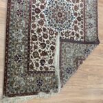 Persian Isfahan Signature Handmade Rug Super Fine Wool & Silk Multi Colour 240X170