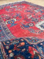 Persian Malayer Antique Handmade Rug Wool Red & Blue 210X160