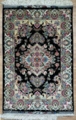 Tabriz Garden Signature Handmade Rug Silk & Super Fine Wool Multi Colour 160X100
