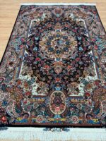 Tabriz Garden Signature Handmade Rug Silk & Super Fine Wool Multi Colour 220X148