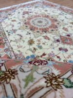 Tabriz Signature Handmade Rug Silk & Wool Coral & Cream 200X150