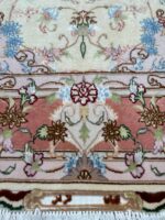 Tabriz Signature Handmade Rug Silk & Wool Coral & Cream 200X150