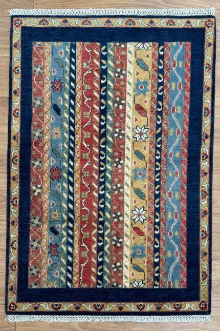 Kazak Handmade Rug Wool Multi Colour 142X96